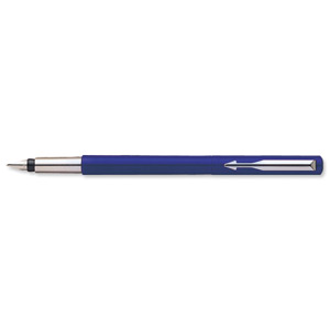 Parker Vector Standard Fountain Pen Durable with Stainless Steel Nib and Trim Blue Ref S0705330 Ident: 86D