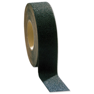 COBA Grip-Foot Tape Anti-slip Grit Surface Hard-wearing W25mmxL18.3m Black Mat Ref GF010001 Ident: 510E