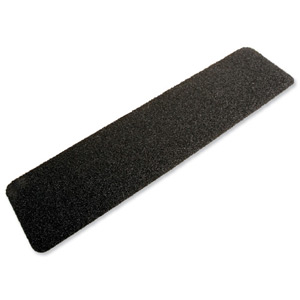 COBA Grip Foot Tape Tile Grit Surface Hard-wearing W152xD610mm Cleat Black Ref GF010006 [Pack 10] Ident: 510E