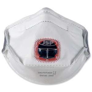 Typhoon 335 Mask FFP3 Fold-flat Typhoon-valve System Adjustable Strap Ref BEY130-201-AG1 [Pack 10]