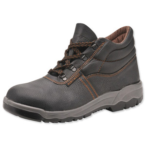 Portwest S1P D Ring Chukka Boots Steel Toecap & Midsole Leather Slip-resistant Size 7 Ref FW10SIZE7