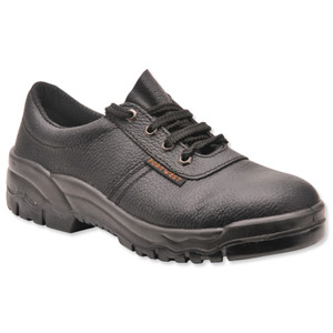 Portwest S1P Safety Shoes Steel Toecap Buffalo Leather Energy-absorbant Heel Size 7 Ref FW14SIZE7 Ident: 530B