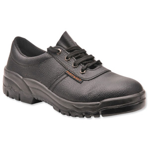 Portwest S1P Safety Shoes Steel Toecap Buffalo Leather Energy-absorbant Heel Size 8 Ref FW14SIZE8 Ident: 530B