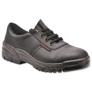 Portwest S1P Safety Shoes Steel Toecap Buffalo Leather Energy-absorbant Heel Size 9 Ref FW14SIZE9