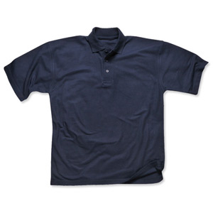Portwest Polo Shirt Polyester & Cotton Rib-knitted Collar Navy Medium Ref B210NAVYMED Ident: 528B