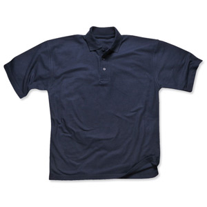 Portwest Polo Shirt Polyester & Cotton Rib-knitted Collar Navy Extra Large Ref B210NAVYXLGE Ident: 528B