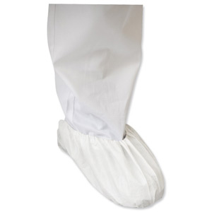 Portwest Disposable Overshoes Microporous Polypropylene Splash Protection 1 Size Ref ST44 [25 Pairs]