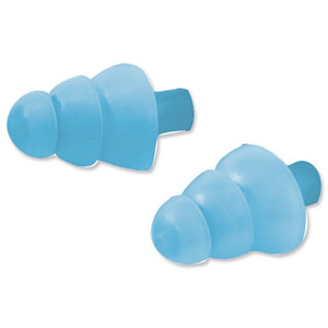 3M E-A-R Tracer Earplugs Corded Premoulded Reuseable and Storage Case Ref TR-01-000T [Pack 50 Pairs] Ident: 524E