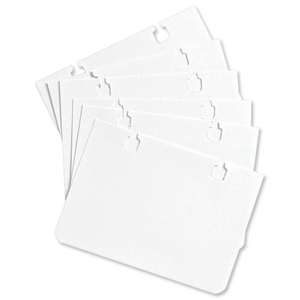 Refill Cards for Indexing Units A7 White [Pack 100] Ident: 340E