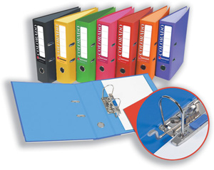 Eastlight Colorado Mini Lever Arch File Plastic 50mm Spine A4 Purple Ref 28347 [Pack 10]