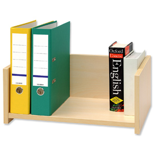 Desktop Bookcase Flat Packed Maple Ident: 229G