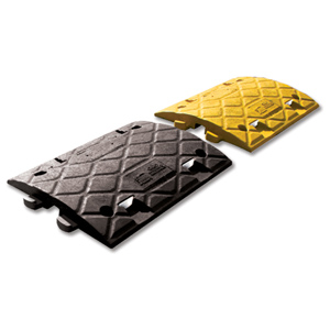 Speed Ramp 10mph Inner Section Pair PVC Reflectors Yellow Black