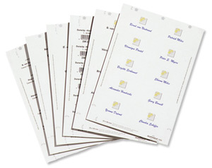 Durable Inserts for Duraprint Badgemaker Card 150gsm 40x75mm Ref 1453 [Pack 240] Ident: 283E