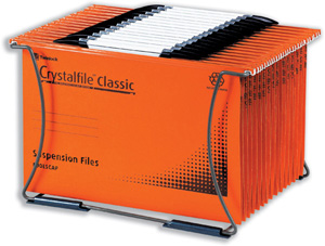 Rexel Crystalfile Desk Organiser for 40 Suspension Files A4 or Foolscap Ref 3000077 Ident: 214D