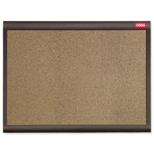 Nobo Elipse Personal Designer Noticeboard Cork with Plastic Frame W600xH450mm Ref QBDC6045 Ident: 274C