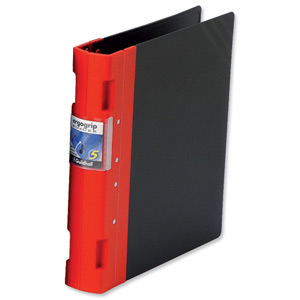 Guildhall GLX Ergogrip Binder Capacity 400 Sheets 4x 2 Prong 55mm A4 Red Ref 4533Z [Pack 2]