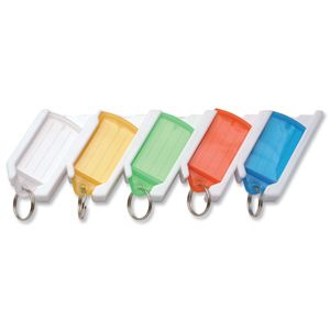 Sliding Key Tag Holder 5 Key Capacity Supplied with 5 Key Tags Ident: 556E