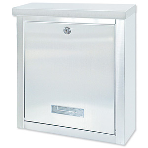 Rottner Brighton Mail Box Opening Suitable for A4 Documents W400xD155xH310mm White Ref T04505 Ident: 167C