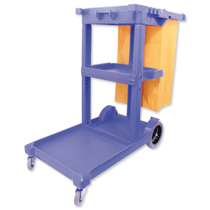 Bentley Mobile Janitorial Trolley Multifunctional Supplied Unassembled W460xD1140xH970mm Ref SPC/JT01 Ident: 578B