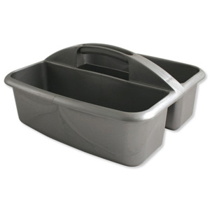 Bentley Plastic Cleaners Caddy Two Compartments W270xD325xH150mm Ref SPC/CARRY01 Ident: 578D