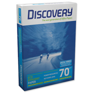 Discovery Everyday Paper Ream-Wrapped A4 70gsm White Ref NDI0700025 [5 x 500 Sheets] Ident: 14A