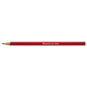 Pencil HB Red Barrel [Pack 12]