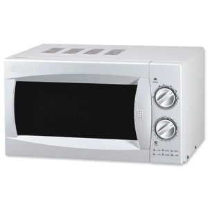 Manual Microwave Defrost and 5 Power Levels Capacity 20 Litre 800W White