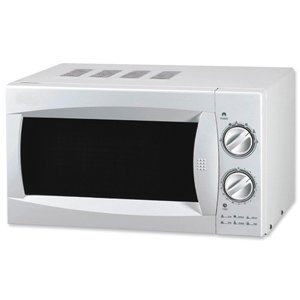 Manual Microwave Defrost and 5 Power Levels Capacity 20 Litre 800W White Ident: 636C