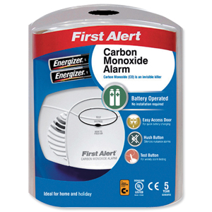 First Alert Carbon Monoxide Detector Alarm LED and Fittings 85dB Ref CO400UK Ident: 541G