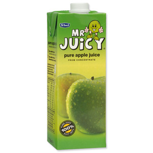 St Ivel Mr Juicy Apple Drink Carton Concentrated 1L Ref A07835 [Pack 12] Ident: 624D