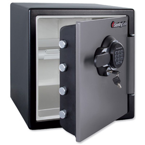 Sentry Fire Water and Security Safe Electronic Lock and Key 33.6 Litre W415xD491xH453mm Ref SFW123GTC Ident: 561D
