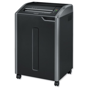 Fellowes 485i Shredder 5.8mm Strip Cut 40x70gsm Sheet DIN2 142 Litre Ref 4699501 Ident: 650B