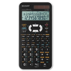 Sharp Calculator Scientific Battery/Solar Power 11 Digit Ref EL-506x