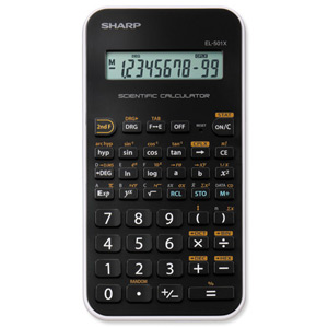 Sharp Calculator Handheld Junior Scientific Battery Power 10 Digit Ref EL-501x Ident: 660C