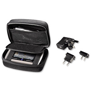 Hama Satellite Navigation Accessory Starter Kit with Travel Charger and Hard Case Ref 73150303 Ident: 641C
