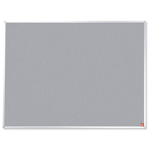 5 Star Noticeboard with Fixings and Aluminium Trim W1800xH1200mm Grey Ident: 271D