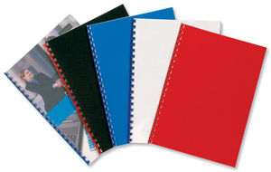 GBC PolyCovers Opaque Binding Covers Polypropylene 300 micron A4 Red Ref IB387289 [Pack 100]