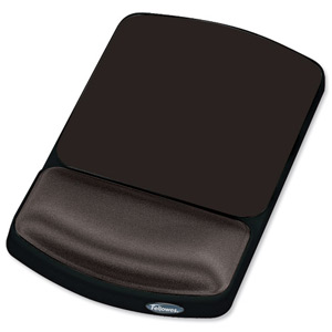 Fellowes Height Adjustable Gel Mouse Pad Graphite Ref 9374001