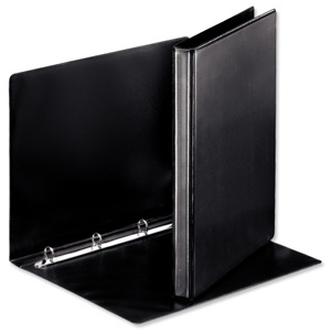 Esselte Presentation Ring Binder Polypropylene 4 O-Ring 15mm A4 Black Ref 60587/49753 [Pack 10] Ident: 228D