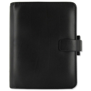 Filofax Metropol Personal Organiser for Paper 81x120mm Pocket Black Ref 026960 Ident: 304A