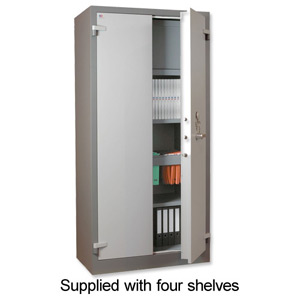 SecureLine SecureDIN Size 3 Archive Cabinet Double-wall 640 Litre W950xD550xH1950mm 150kg Ref SL00302