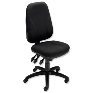 Trexus Intro Maxi Operator Chair Asynchronous High Back H590mm W530xD470xH480-610mm Black Ident: 399C