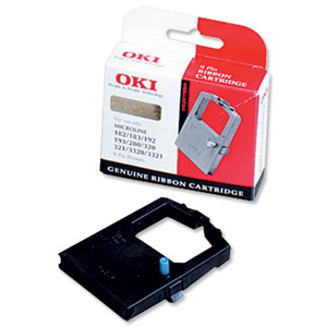 OKI Ribbon Cassette Fabric Nylon Black [for 520] Ref 09002315