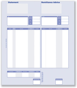 Communisis Sage Compatible Statements Tear-off Remittance Portion 1 Part Ref DUKSA006 [Pack 1000]