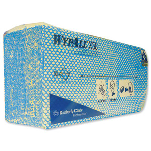 Wypall X50 Cleaning Cloths Absorbent Strong Non-woven Tear-resistant Blue Ref 7441 [Pack 50] Ident: 580B