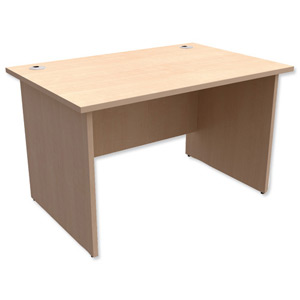 Trexus Classic Desk Panelled Rectangular W1200xD800xH725mm Maple Ident: 435B