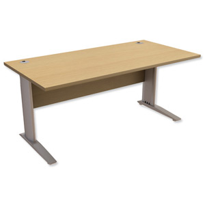 Trexus Premier Cantilever Desk Rectangular W1200xD800xH725mm Oak Ident: 425D