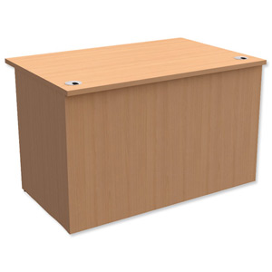 Trexus Rectangular Reception Desk W1200xD800xH740mm Beech