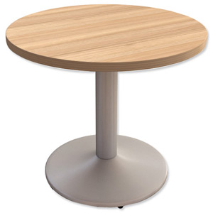 Adroit Virtuoso Boardroom Table Small H735xDia900mm Cherry Marbella