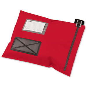 Versapak Mailing Pouch Durable PVC-coated Nylon 286x336mm Red Ref CVFIRED Ident: 161C